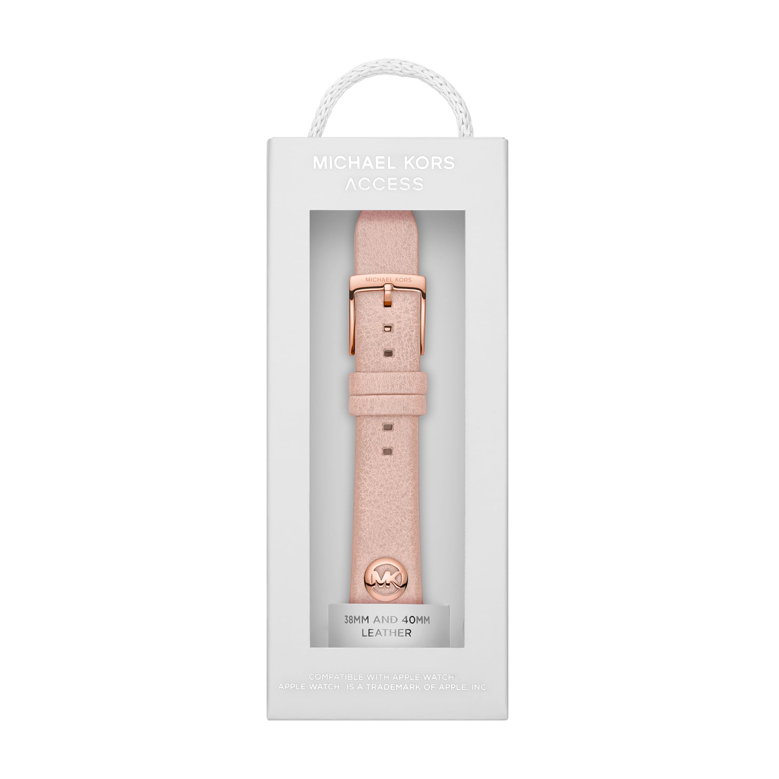 Foto 4 pulgar | Correa de Piel Rosa Michael Kors para Apple Watch 38/40/41 mm Rosa - Venta Internacional