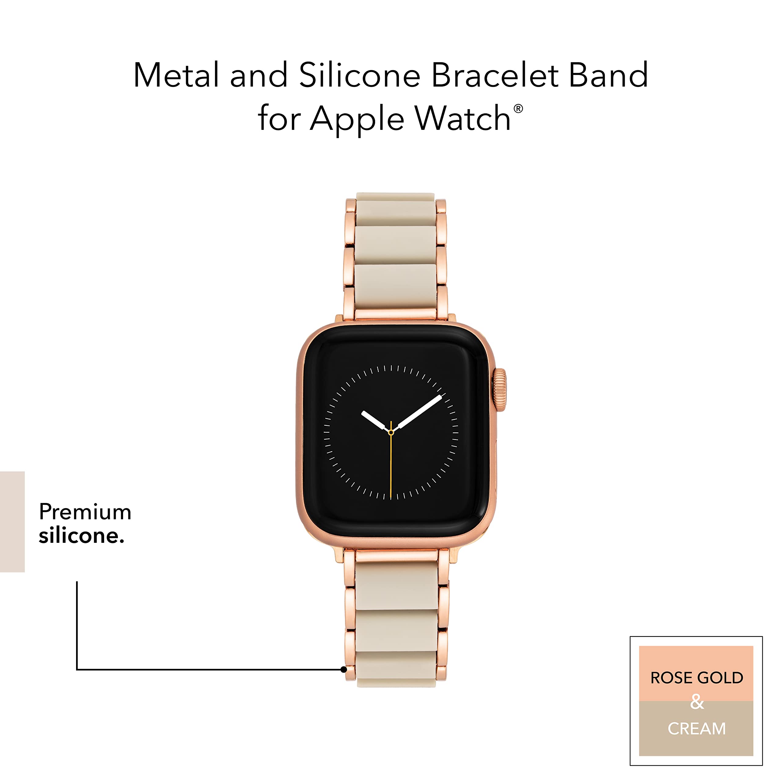 Foto 4 | Pulsera Moderna para Apple Watch Anne Klein Recubierta de Goma - Venta Internacional