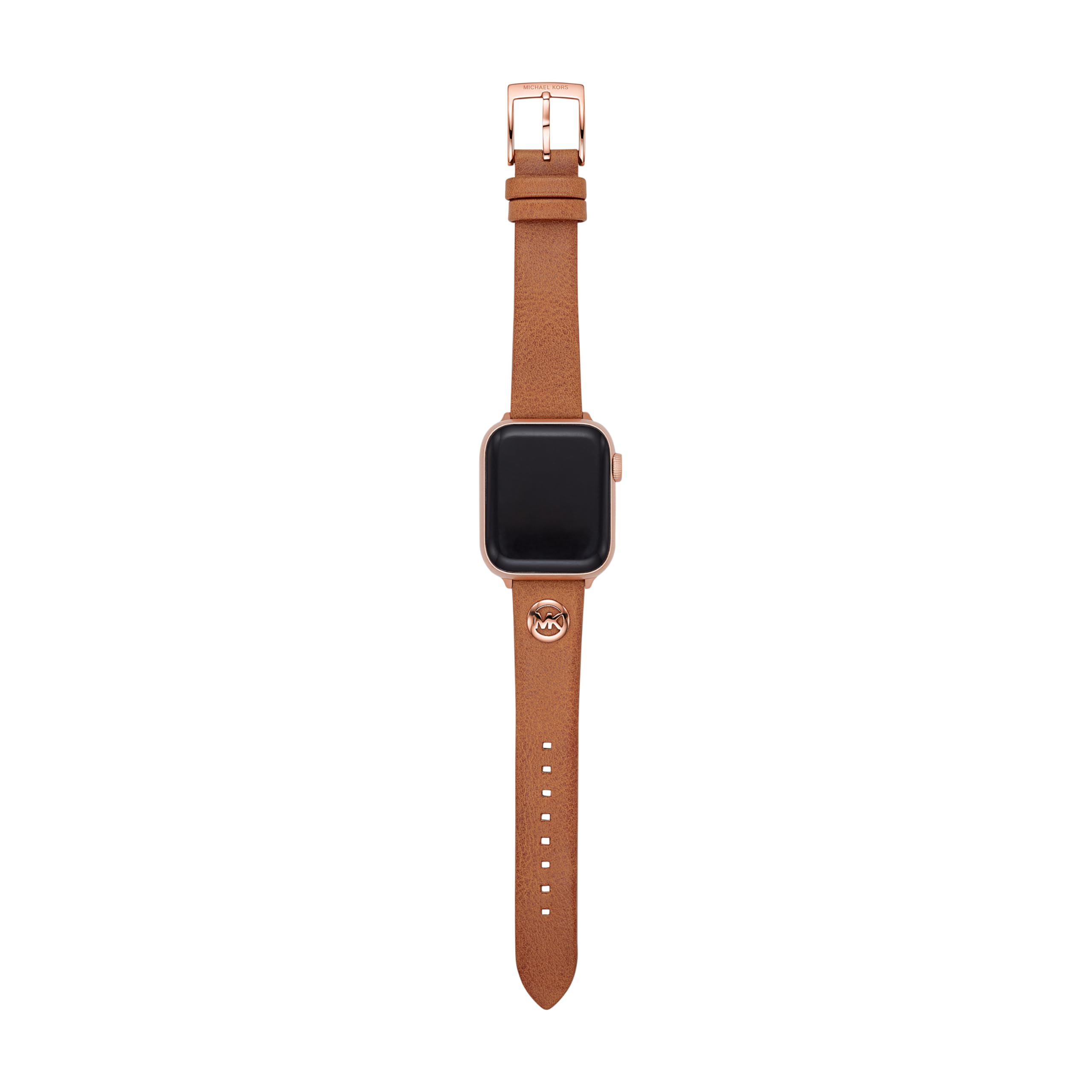 Foto 3 pulgar | Correa de Piel Marrón Michael Kors para Apple Watch 38/40/41 mm Café - Venta Internacional