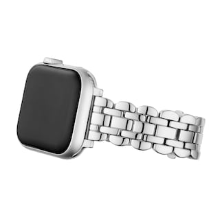 Foto 7 | Correa de Reloj Kate Spade New York de Acero Inoxidable para Apple Watch Plateado - Venta Internacional