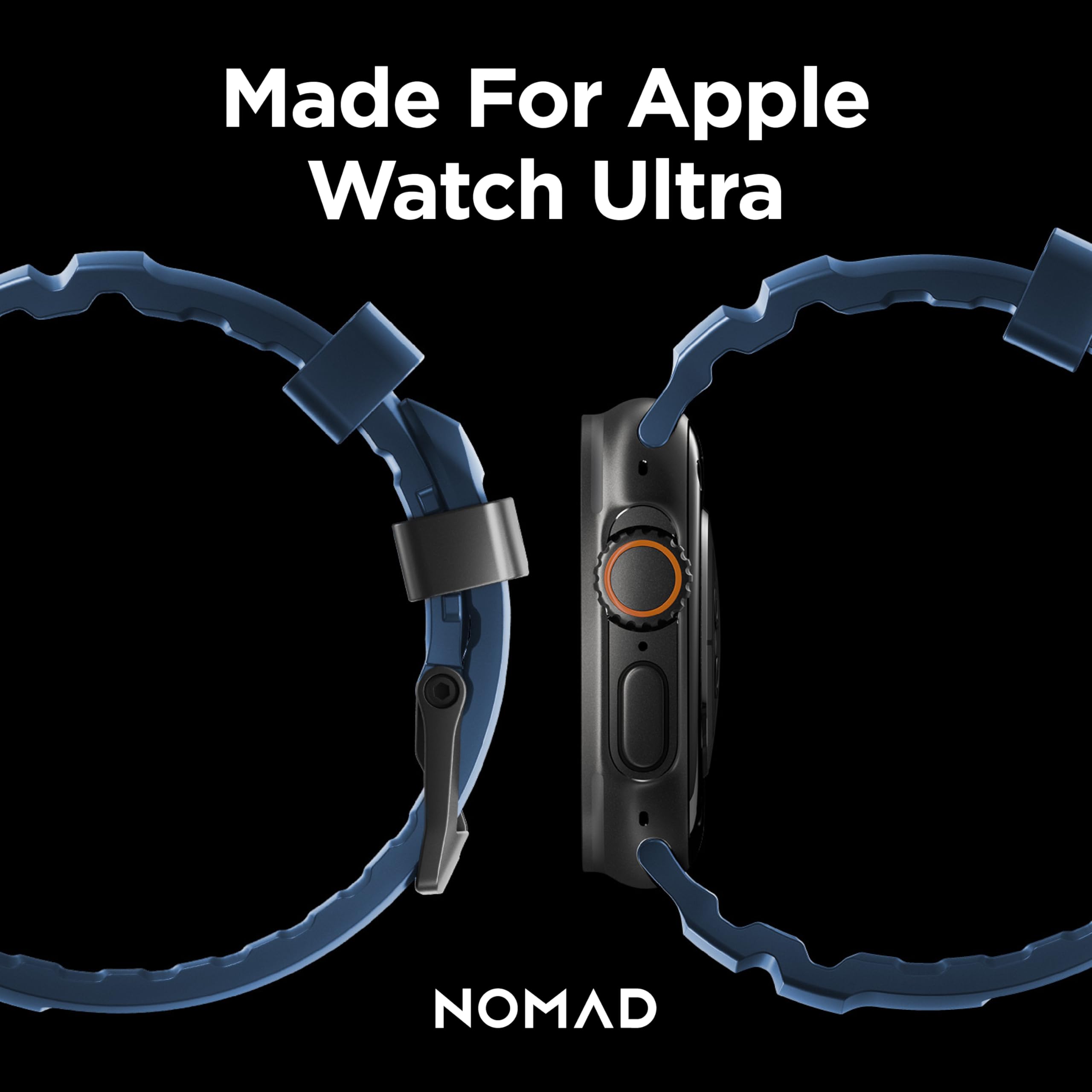 Foto 5 pulgar | Correa para Apple Watch Nomad Rocky Point Azul Atlántico - Venta Internacional