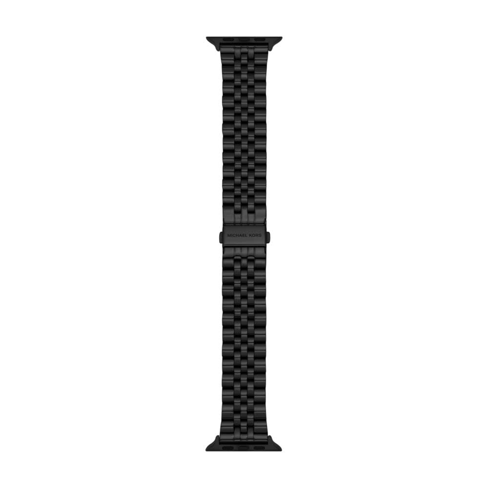 Foto 2 pulgar | Correa de Reloj Michael Kors de Acero Inoxidable Negro para Apple Watch - Venta Internacional