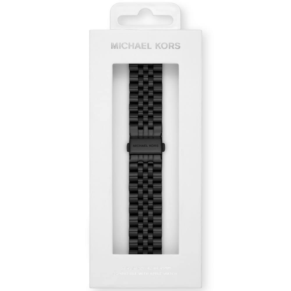 Foto 7 pulgar | Correa de Reloj Michael Kors de Acero Inoxidable Negro para Apple Watch - Venta Internacional