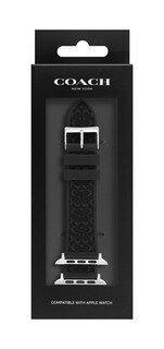Foto 2 | Correa de Silicona Coach Signature para Apple Watch de 42/44 mm - Venta Internacional