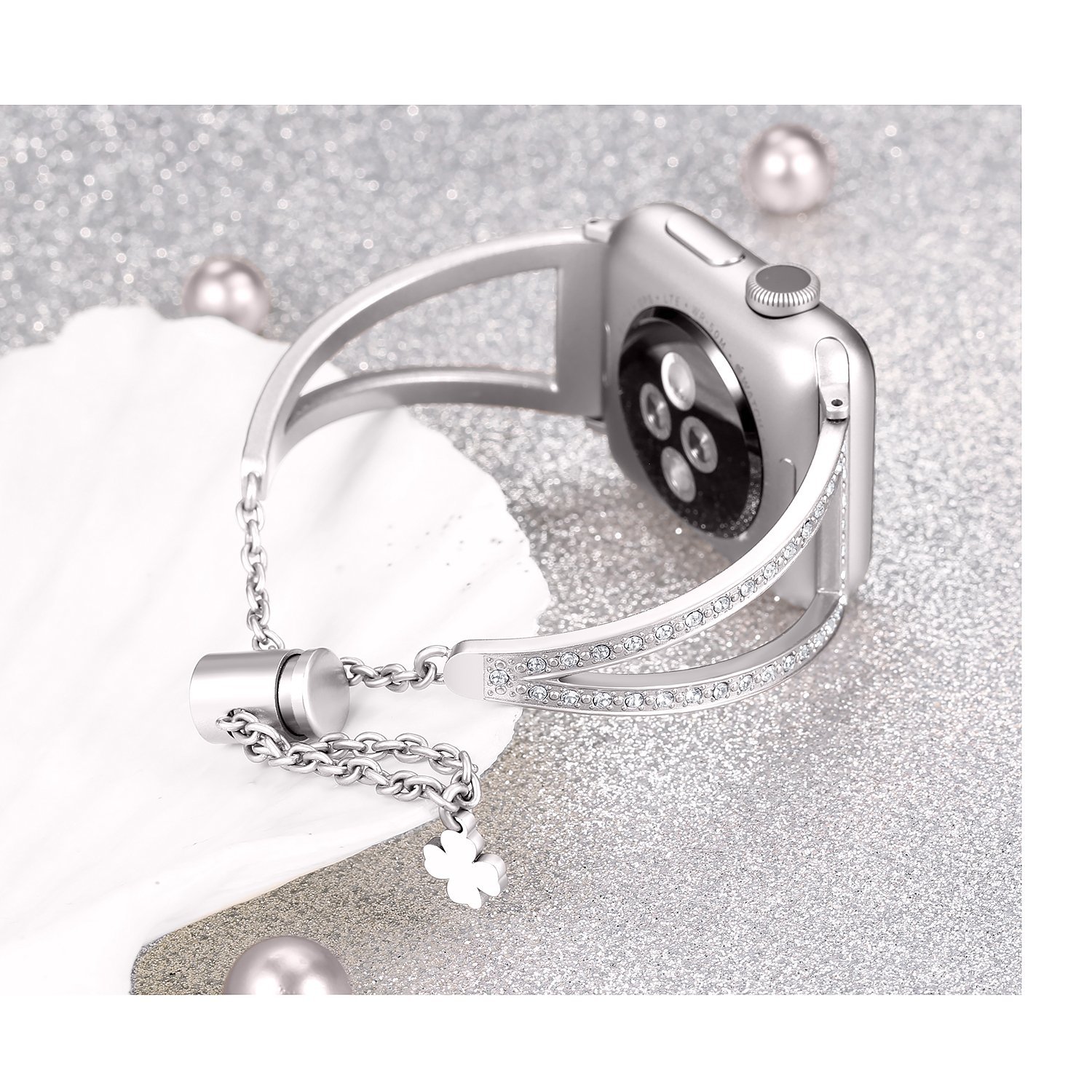 Foto 6 pulgar | Correa de Reloj Secbolt Bling Acero Inoxidable - Venta Internacional