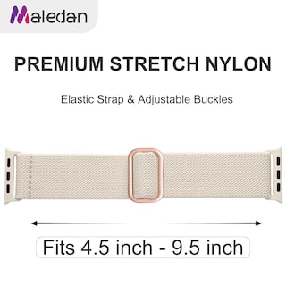 Foto 3 | Pack de 10 Correas Maledan de Nailon para Apple Watch- Venta Internacional