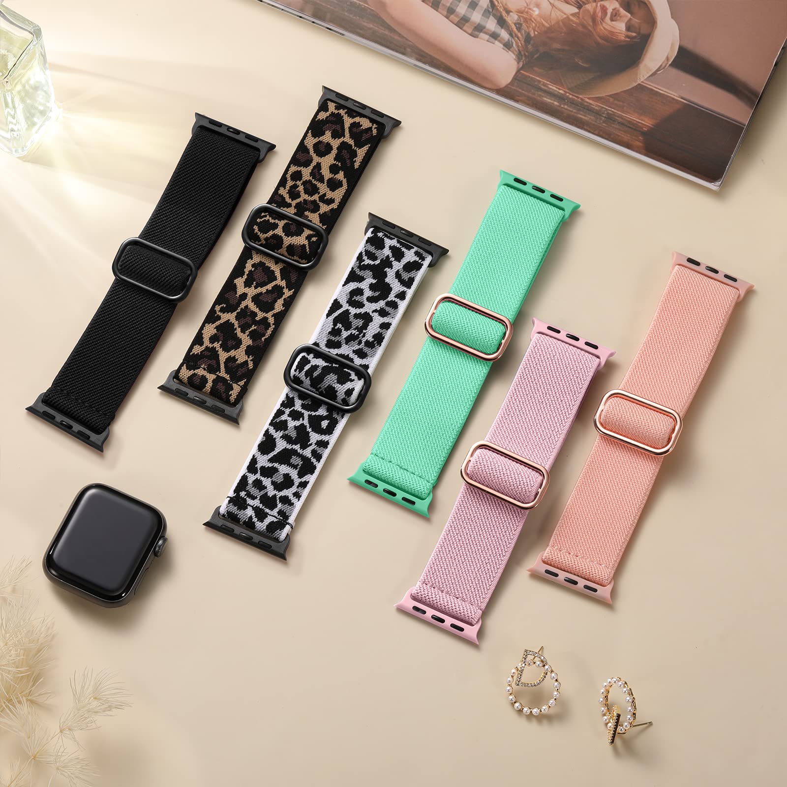 Foto 5 pulgar | Pack de 10 Correas Maledan de Nailon para Apple Watch- Venta Internacional