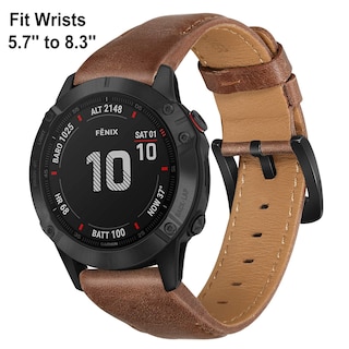 Foto 2 | Correa de Reloj Trumirr para Garmin Fenix 8 51 mm 7x 6x Pro 5 Café - Venta Internacional