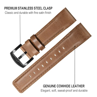 Foto 4 | Correa de Reloj Trumirr para Garmin Fenix 8 51 mm 7x 6x Pro 5 Café - Venta Internacional