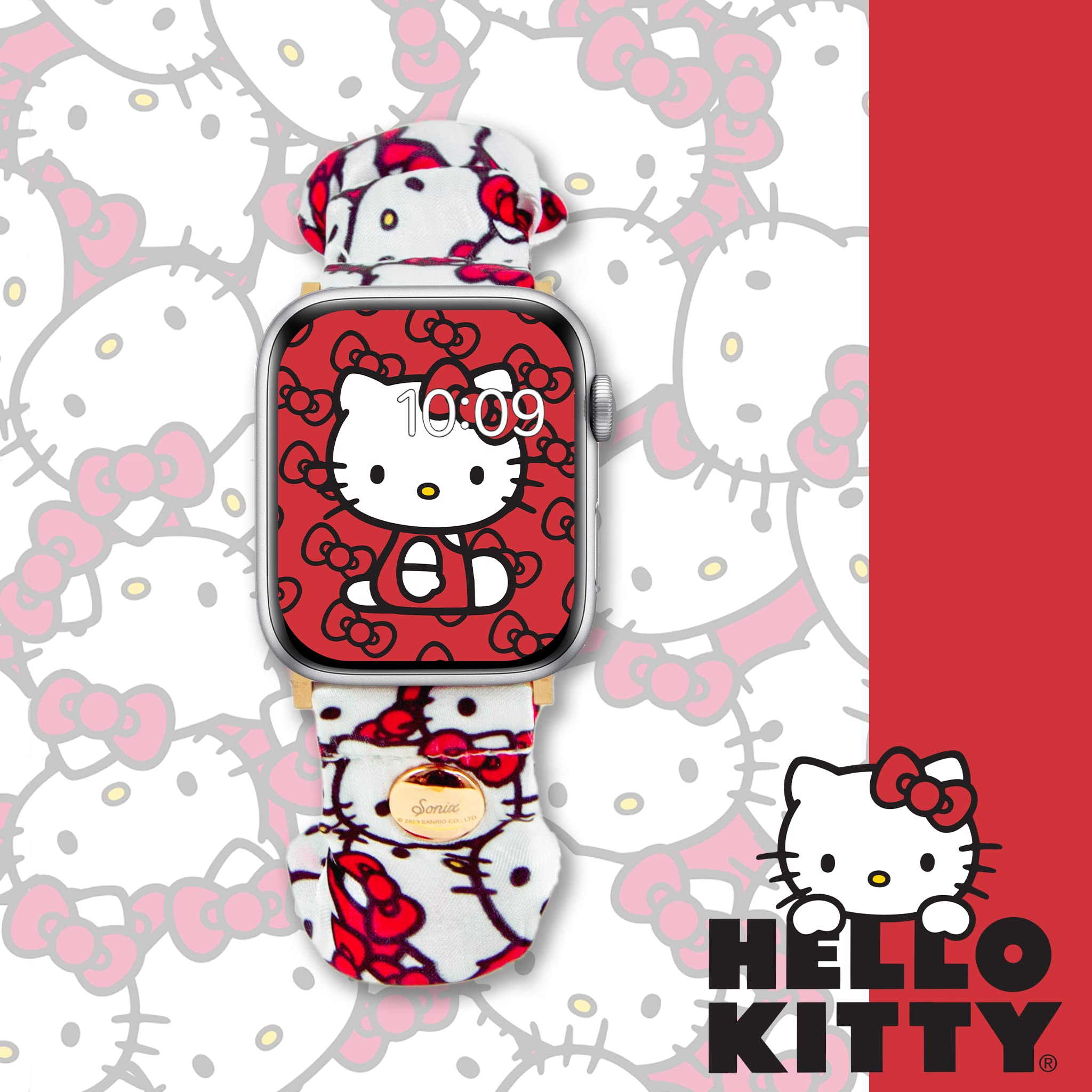 Foto 4 | Reloj Band Sonix X Sanrio Scrunchie Hello Kitty para Apple - Venta Internacional