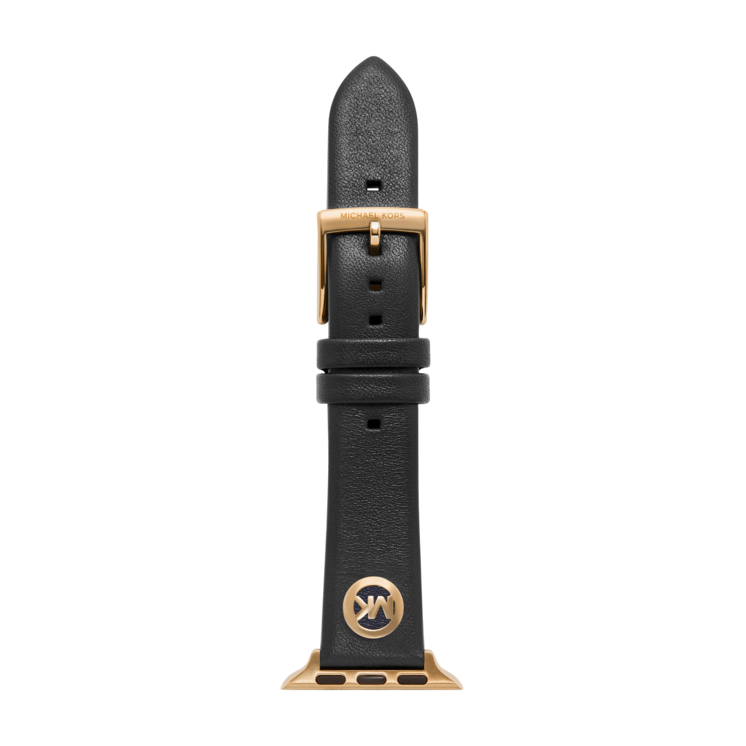 Foto 2 pulgar | Correa de Reloj Michael Kors de Piel para Apple Watch 38 40 41 mm Negro - Venta Internacional