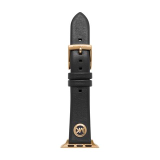 Foto 1 | Correa de Reloj Michael Kors de Piel para Apple Watch 38 40 41 mm Negro - Venta Internacional