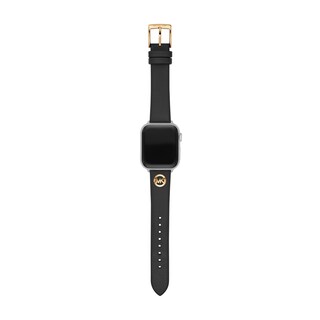 Foto 2 | Correa de Reloj Michael Kors de Piel para Apple Watch 38 40 41 mm Negro - Venta Internacional