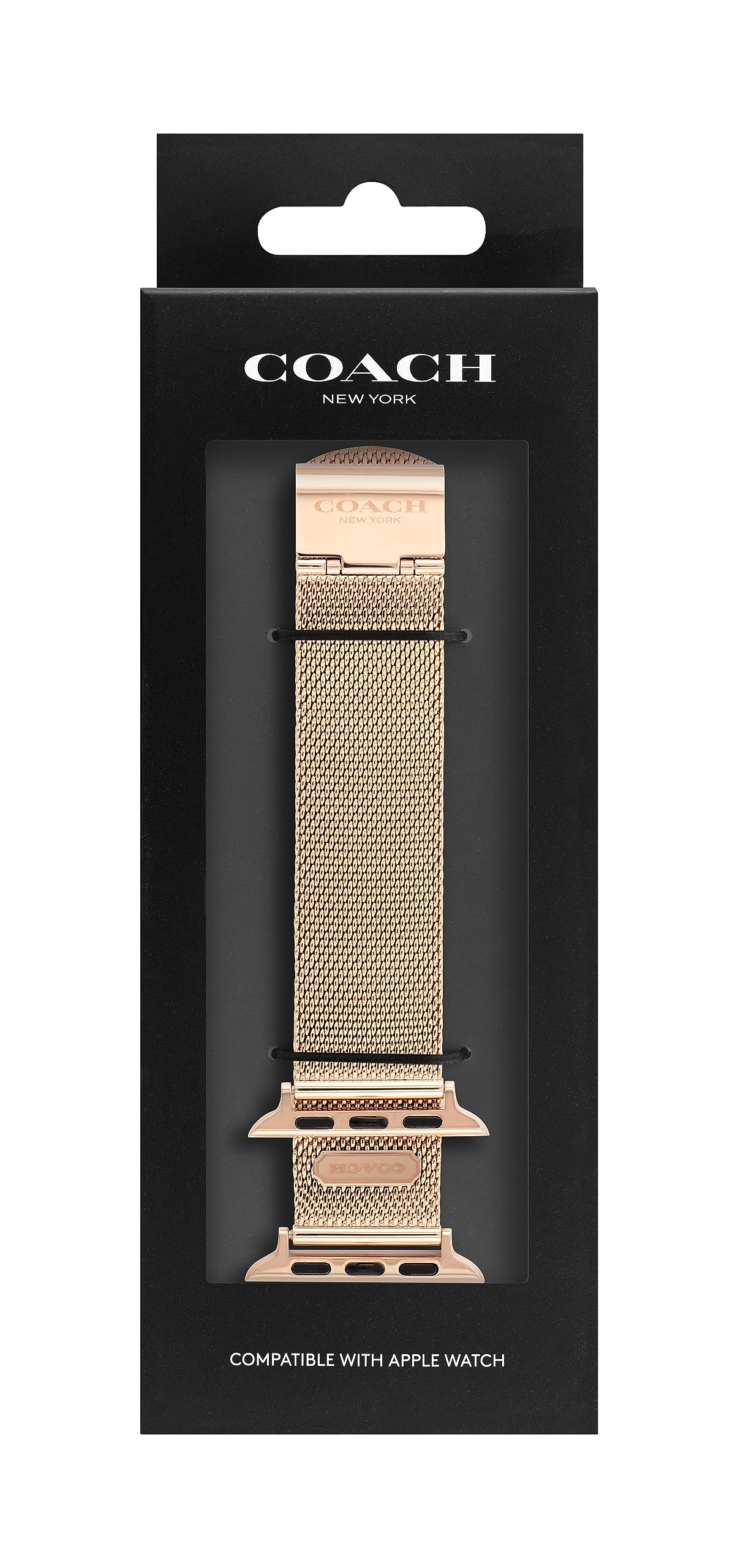 Foto 3 pulgar | Correa Coach  para Apple Watch Elevate Look Oro Rosa 38-41 Mm - Venta Internacional