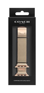 Foto 2 | Correa Coach para Apple Watch Elevate Look Oro Rosa 38-41 Mm - Venta Internacional