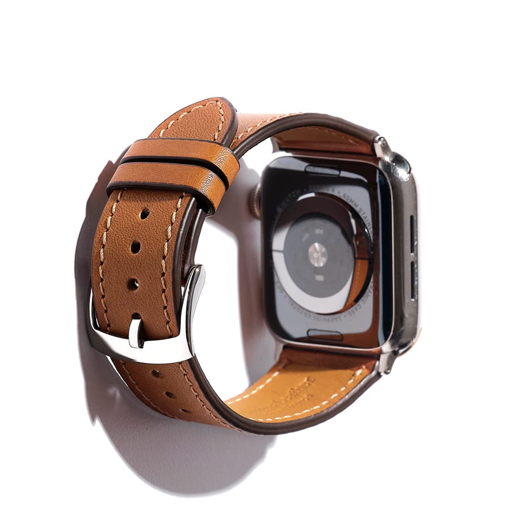 Correa de Piel para Apple Watch Sonamu New York New Barenia - Venta Internacional