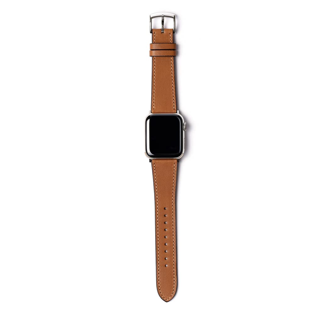 Foto 6 pulgar | Correa de Piel para Apple Watch Sonamu New York New Barenia - Venta Internacional