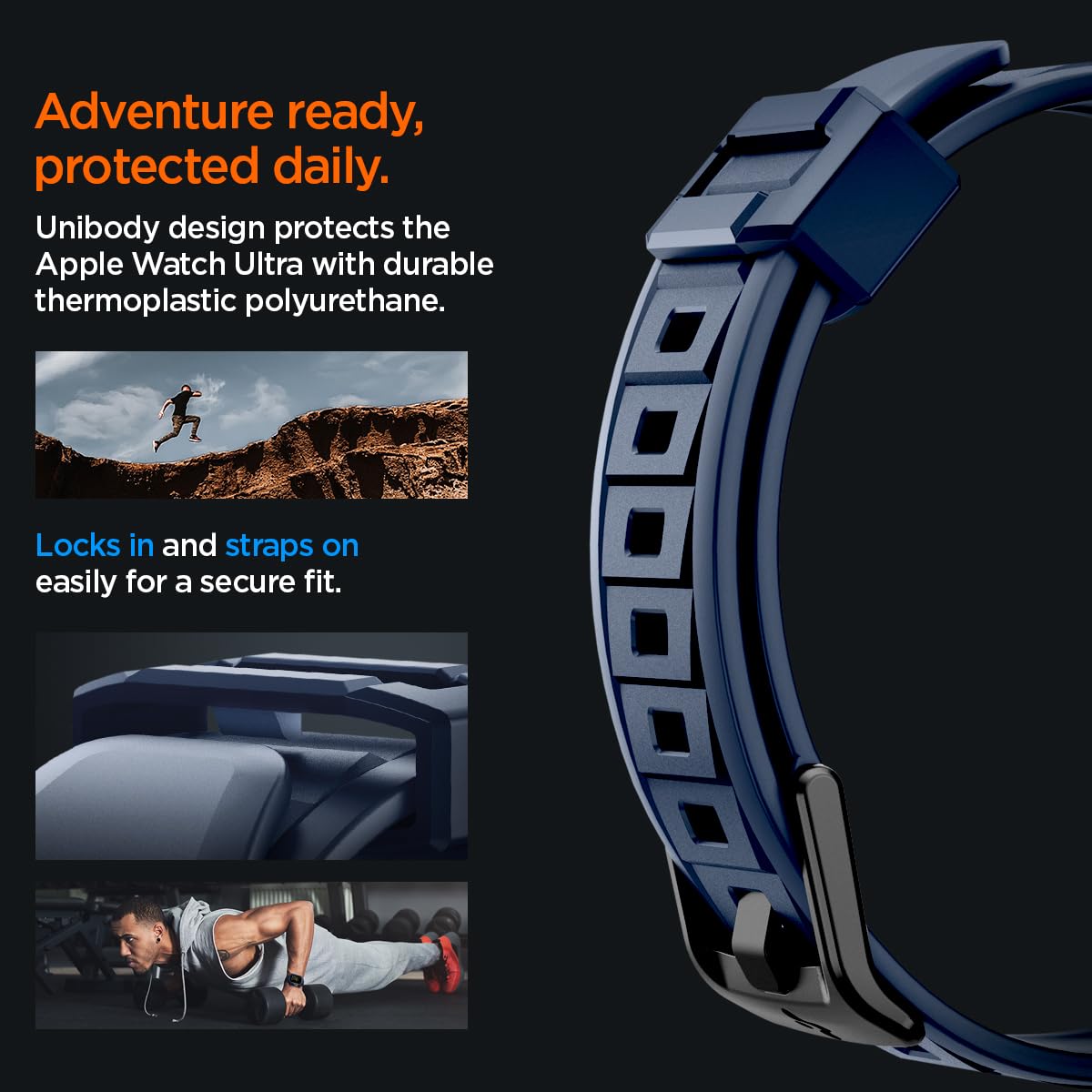 Foto 6 | Correa con Funda Spigen para Apple Watch-Venta Internacional