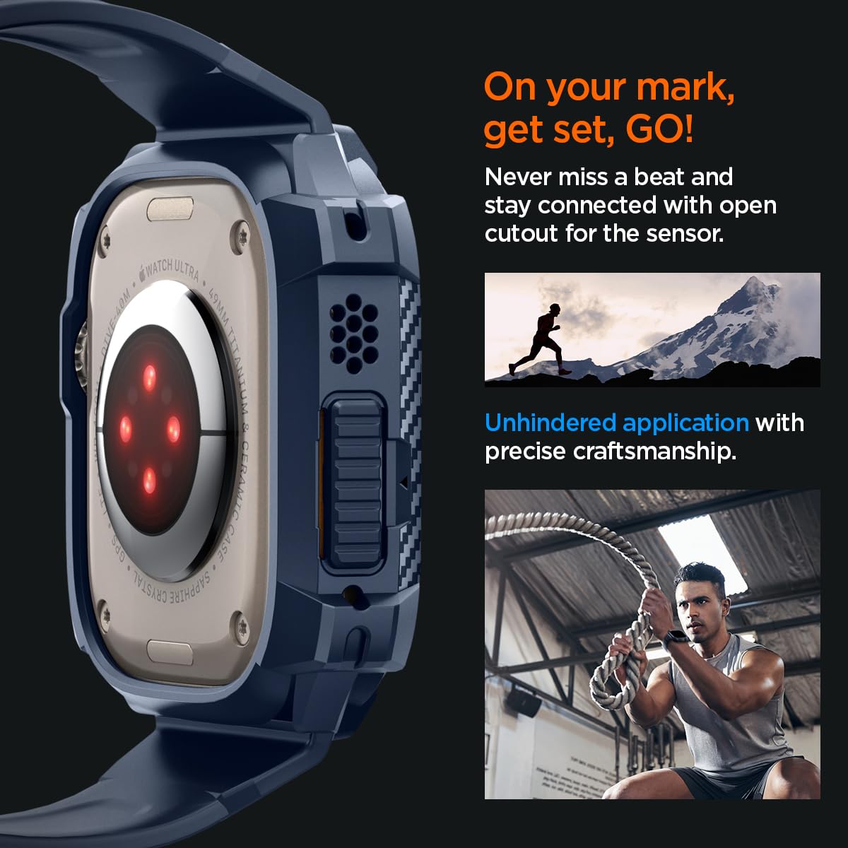Foto 7 | Correa con Funda Spigen para Apple Watch-Venta Internacional