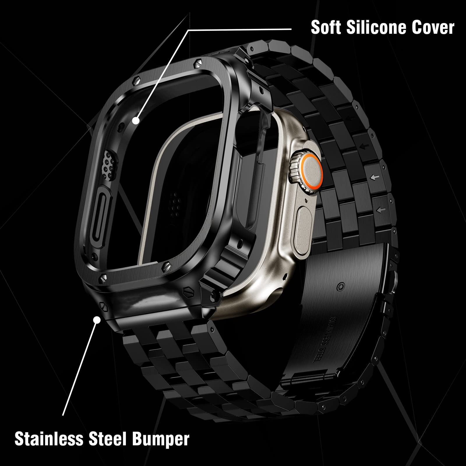 Foto 6 pulgar | Correa y Funda Suplink para Apple Watch-Venta Internacional
