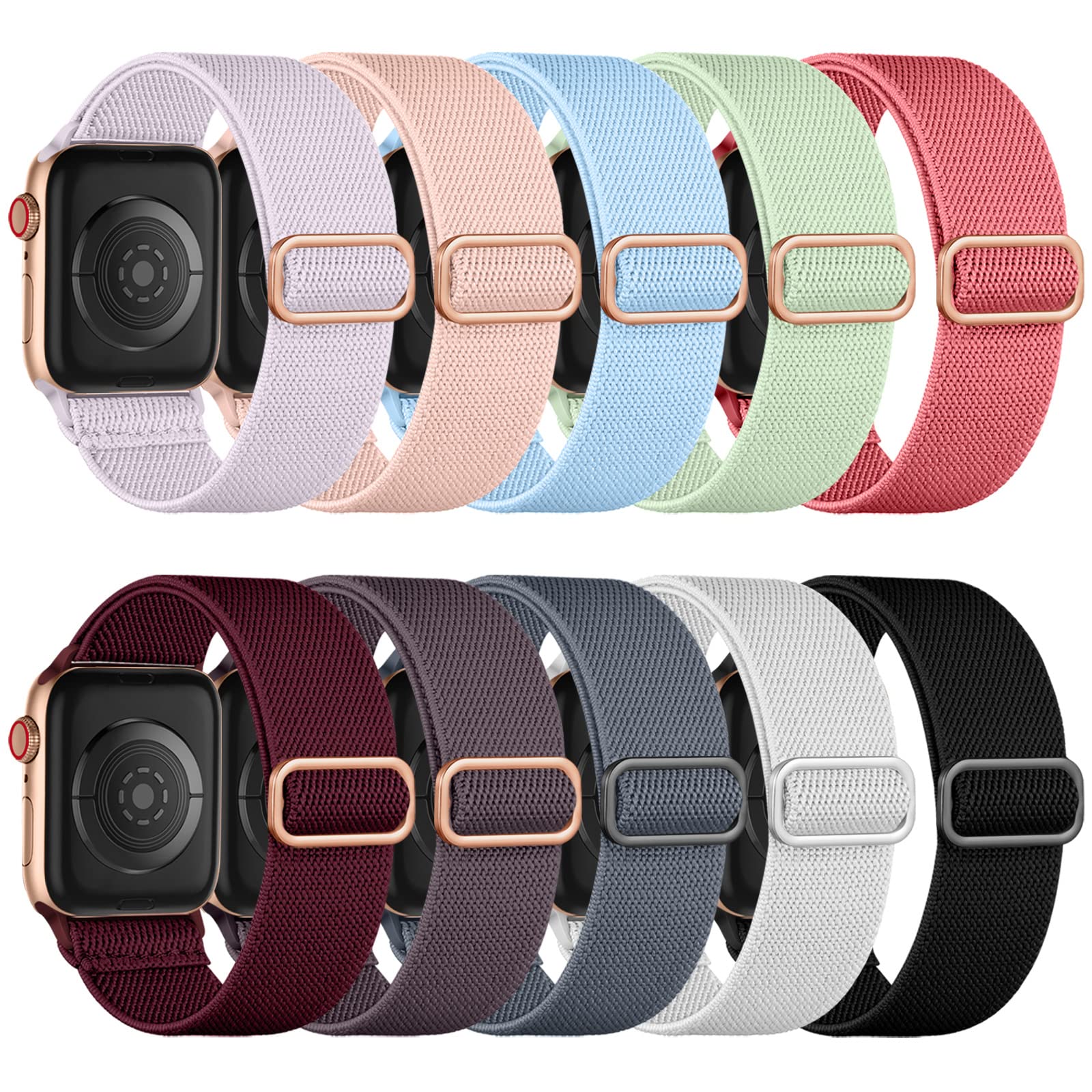 Foto 2 pulgar | Correa de Reloj Maledan Solo Loop Apple 38-42 mm - Venta Internacional