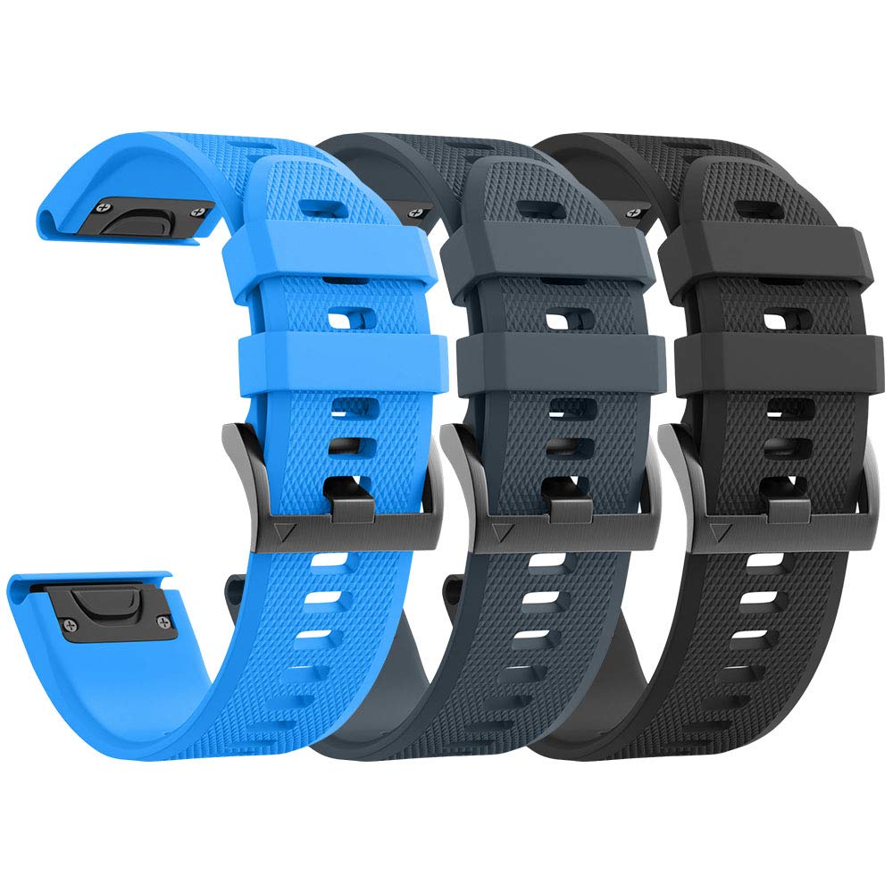 Foto 2 pulgar | Correa de Reloj Ancool Garmin Fenix 5/6/7 S62 Silicona - Venta Internacional