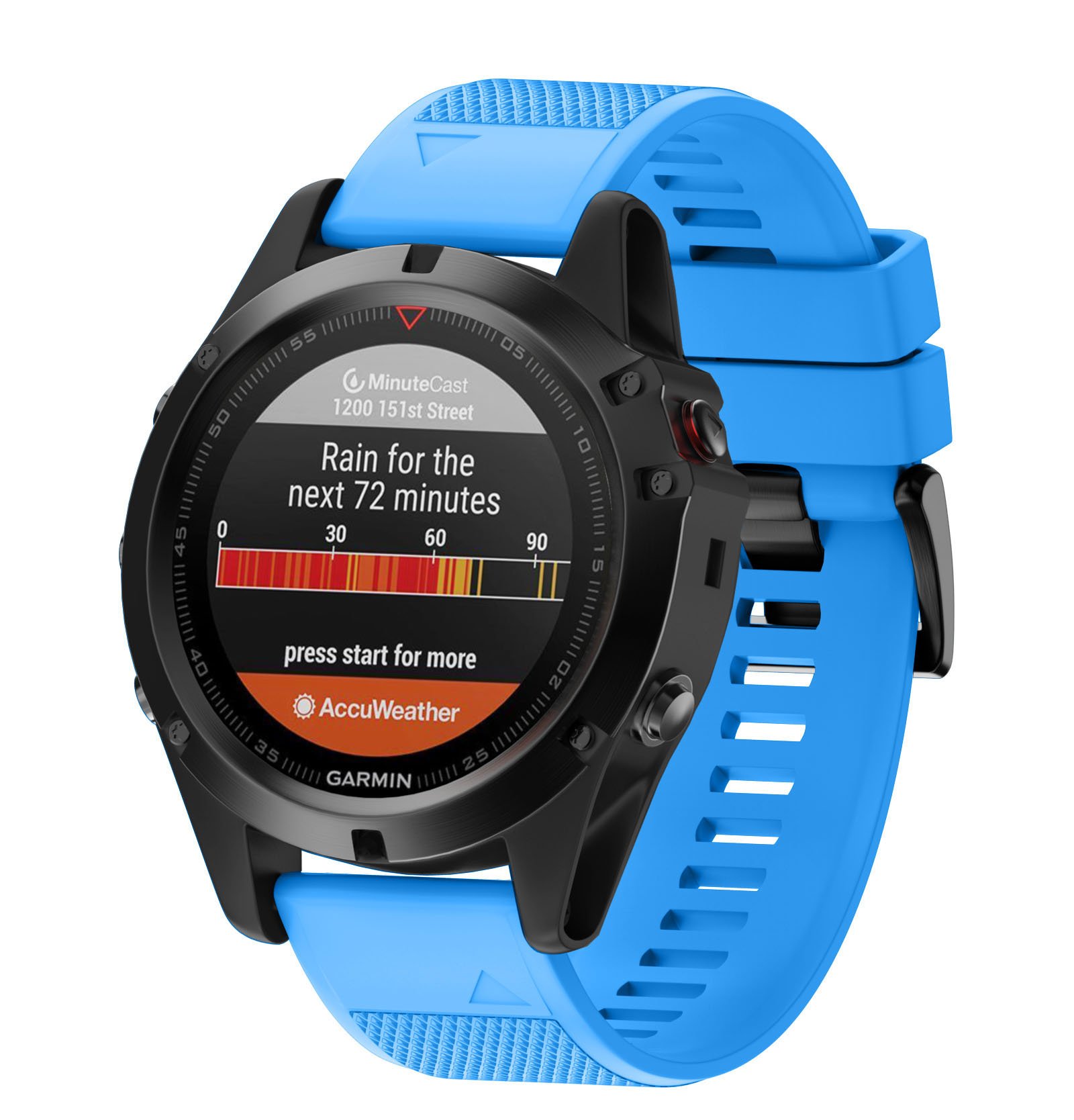 Foto 5 pulgar | Correa de Reloj Ancool Garmin Fenix 5/6/7 S62 Silicona - Venta Internacional