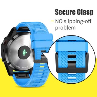 Foto 5 | Correa de Reloj Ancool Garmin Fenix 5/6/7 S62 Silicona - Venta Internacional