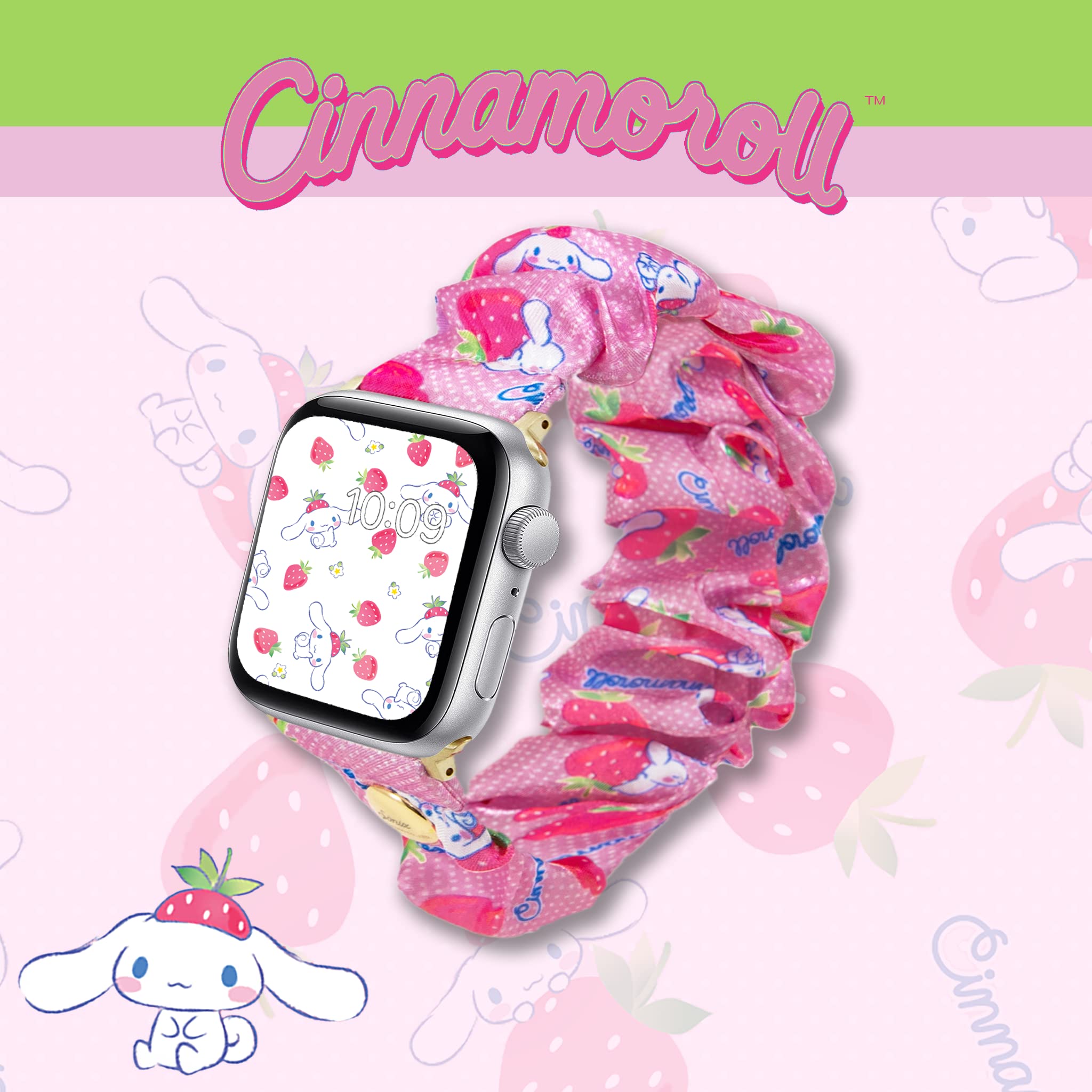 Foto 5 pulgar | Correa De Reloj Sonix X Sanrio Scrunchie Compatible con Apple 38/40/41 Mm - Venta Internacional