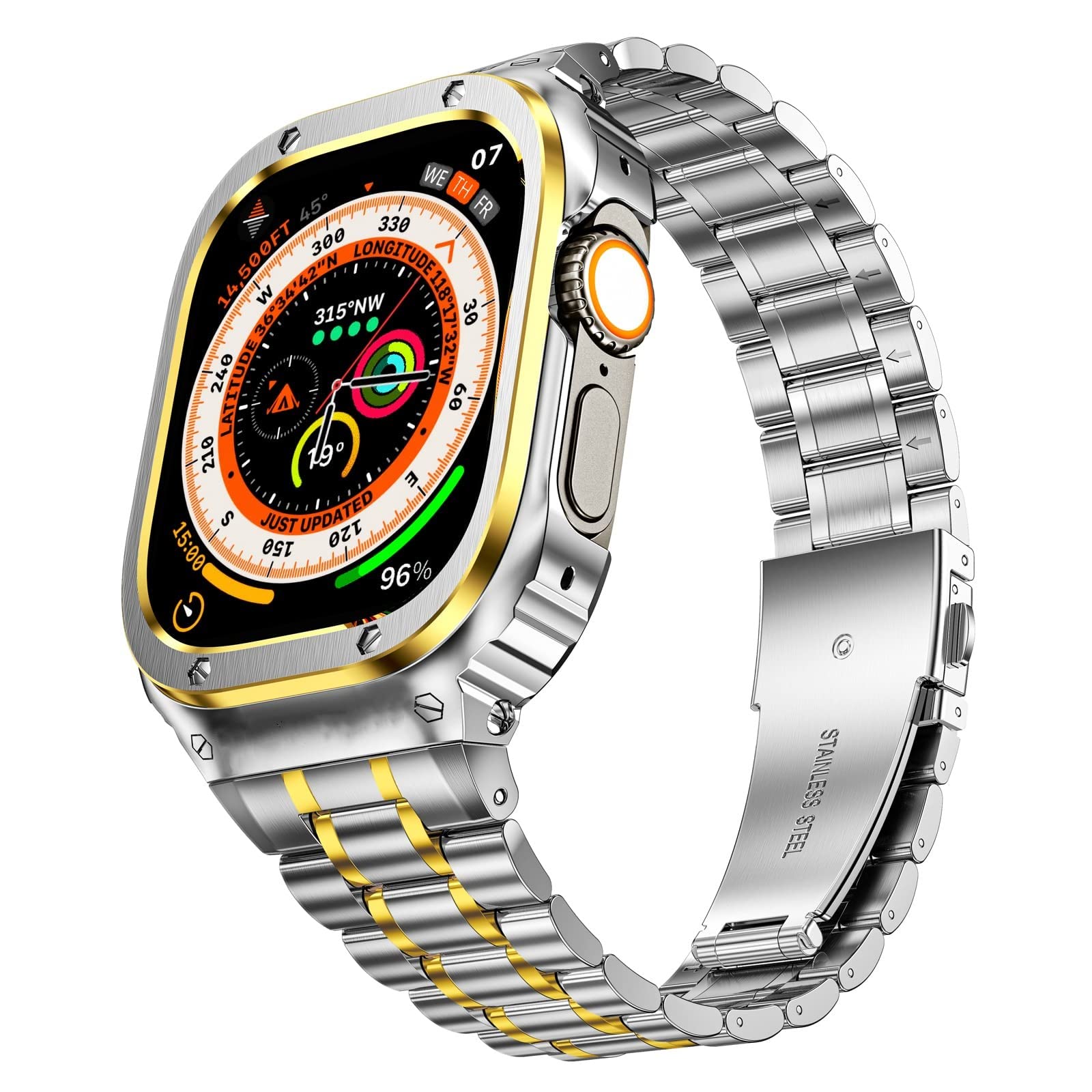 Foto 2 pulgar | Correa Miohhr Acero Inoxidable para Apple Watch Ultra 2 1 - Venta Internacional