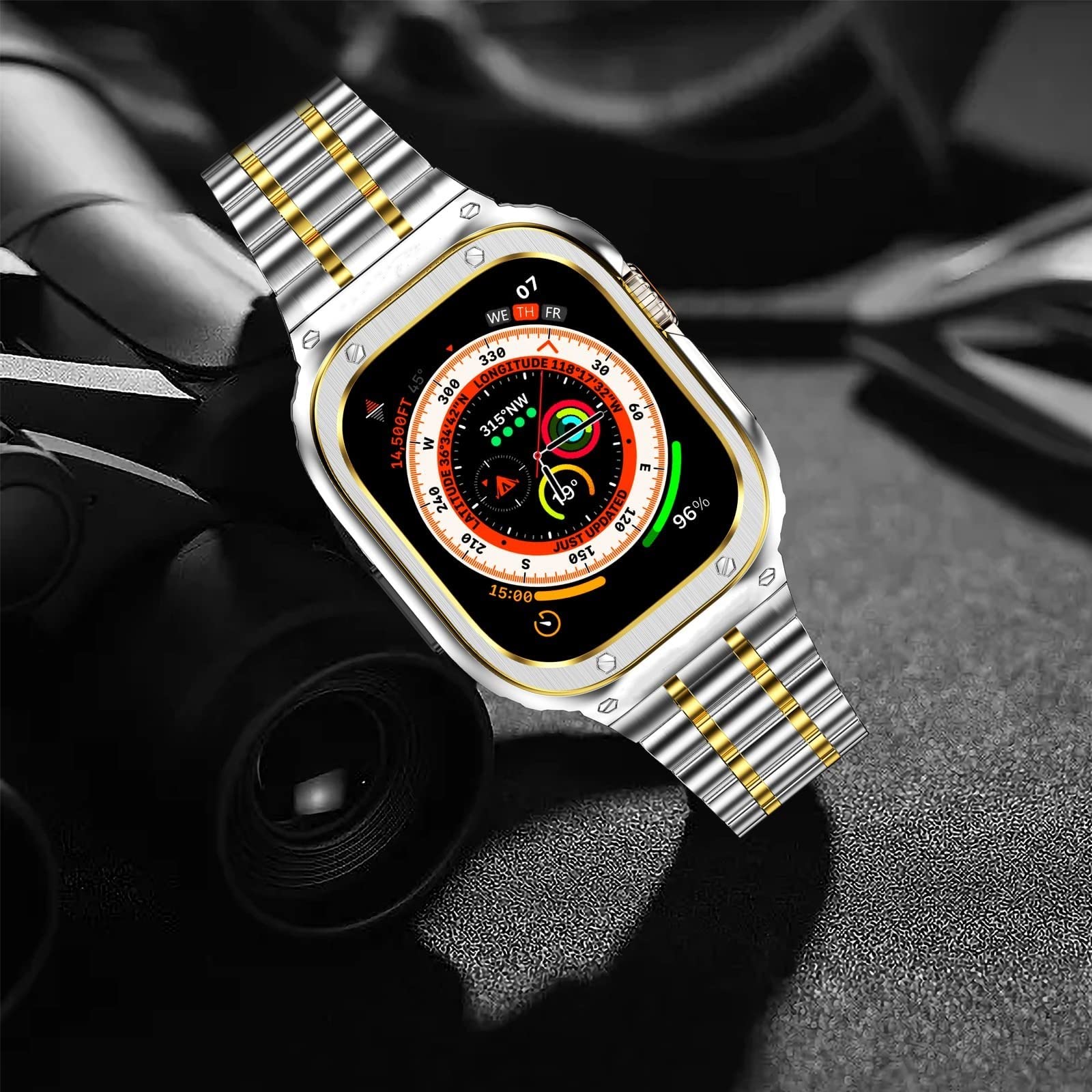 Foto 6 pulgar | Correa Miohhr Acero Inoxidable para Apple Watch Ultra 2 1 - Venta Internacional