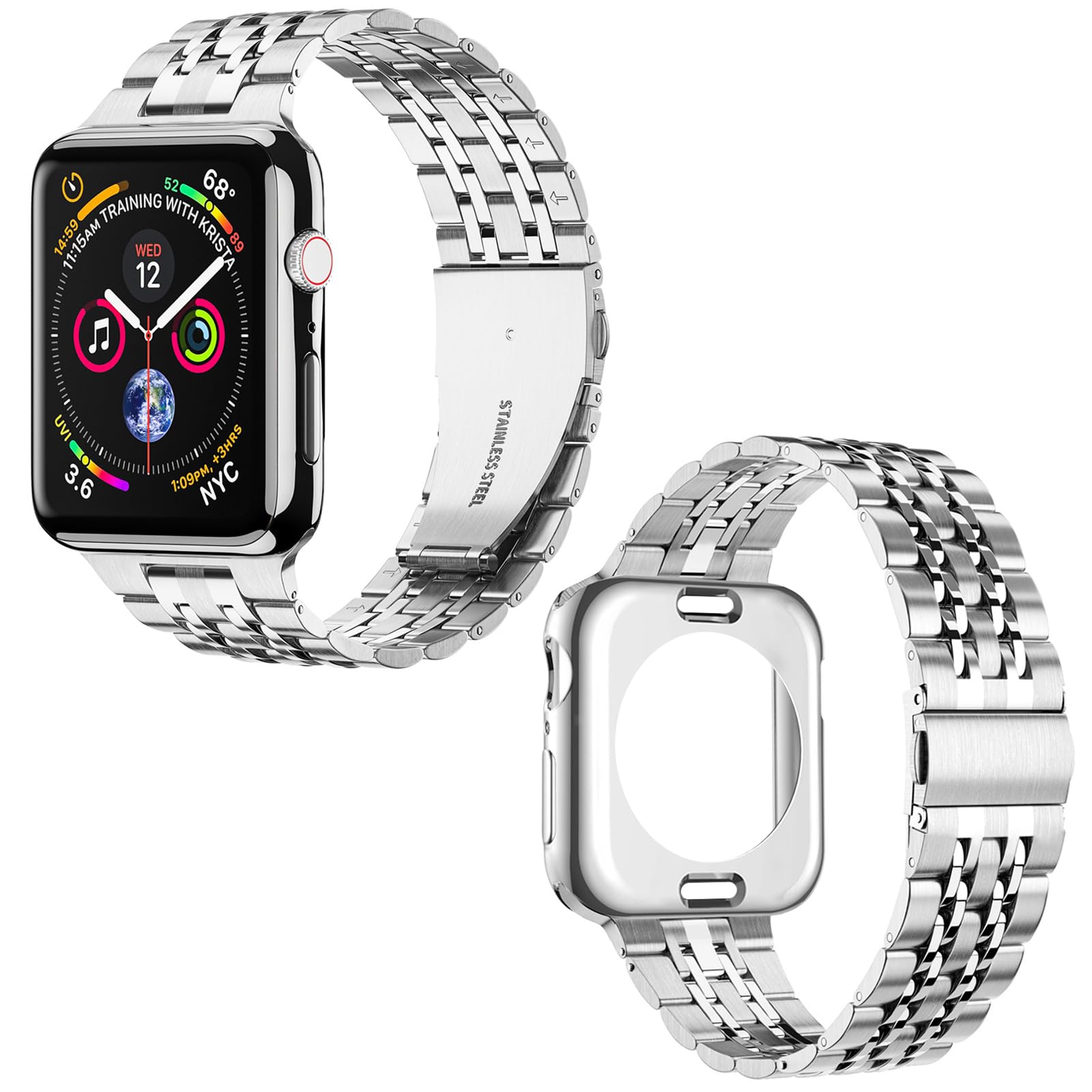 Foto 3 pulgar | Correa de Reloj MioHHR Compatible con Apple Watch Series 10 de 46 mm - Venta Internacional