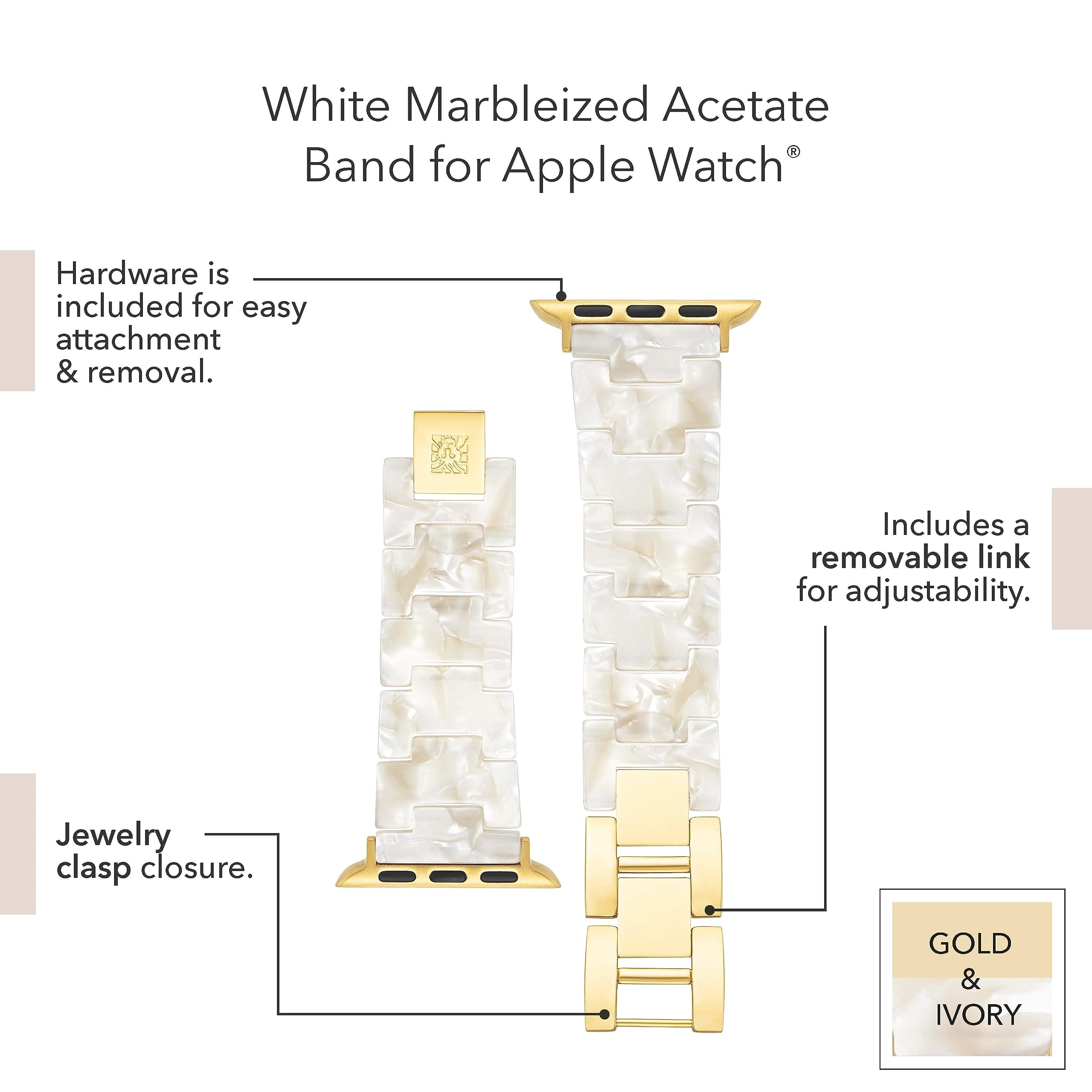 Foto 4 pulgar | Correa Anne Klein para Apple Watch-Venta Internacional