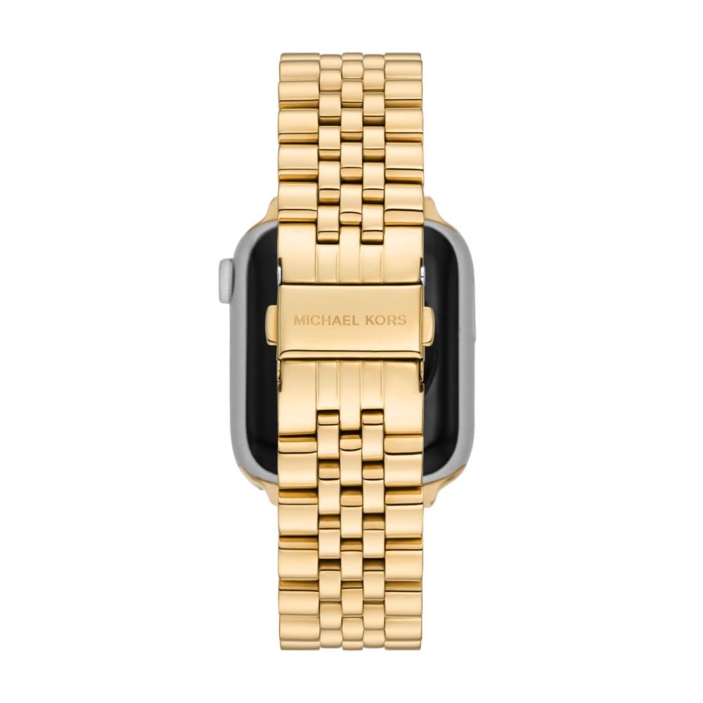 Foto 3 pulgar | Correa de Reloj Michael Kors de Acero Inoxidable Dorado para Apple Watch - Venta Internacional