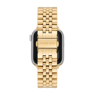 Foto 2 | Correa de Reloj Michael Kors de Acero Inoxidable Dorado para Apple Watch - Venta Internacional