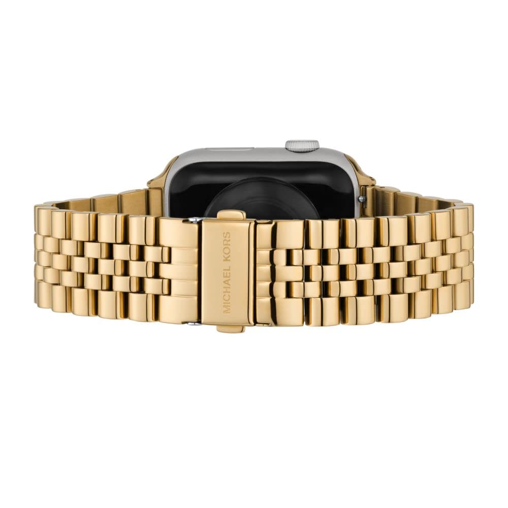 Foto 5 pulgar | Correa de Reloj Michael Kors de Acero Inoxidable Dorado para Apple Watch - Venta Internacional