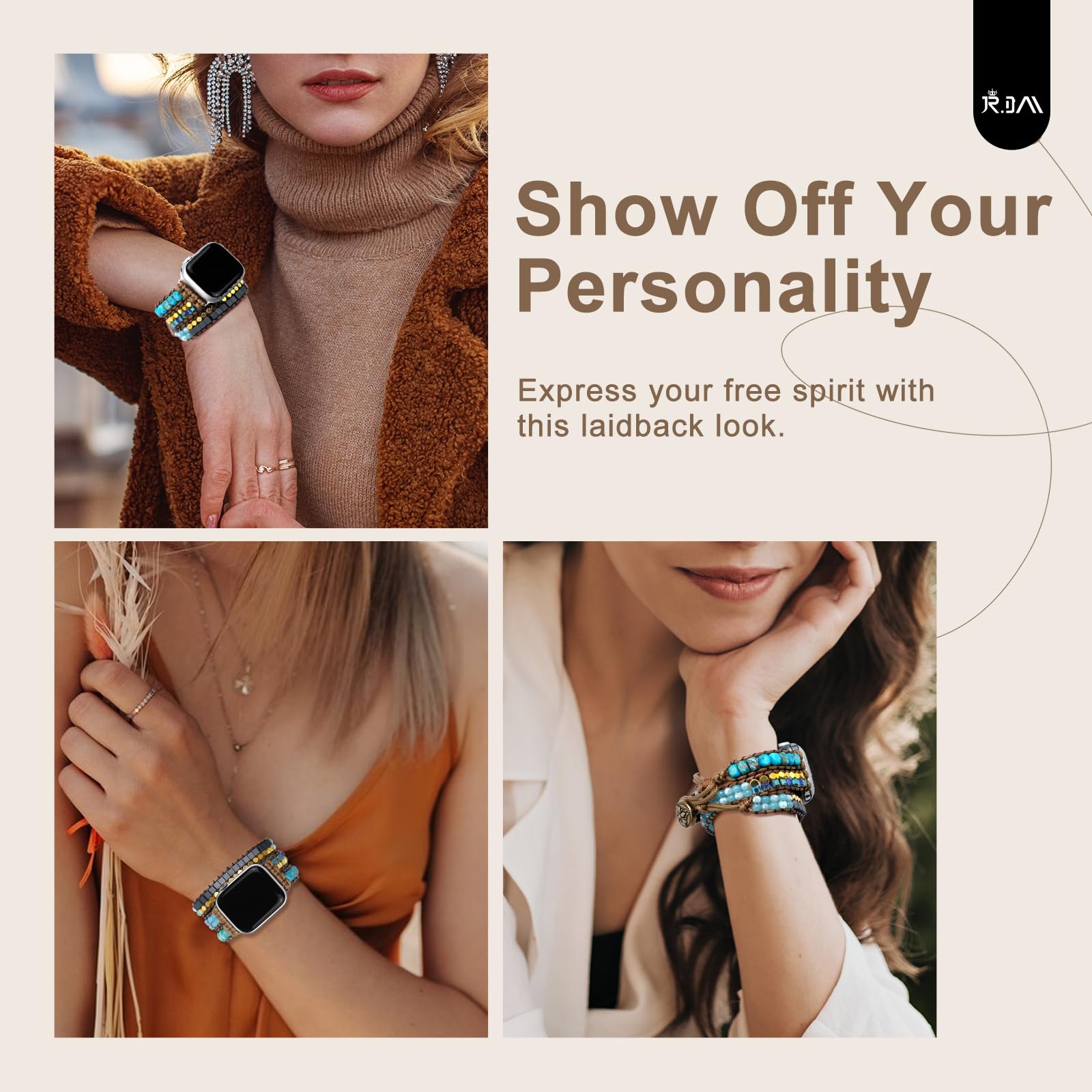 Foto 5 pulgar | Correa Jr.Dm para Apple Watch-Venta Internacional