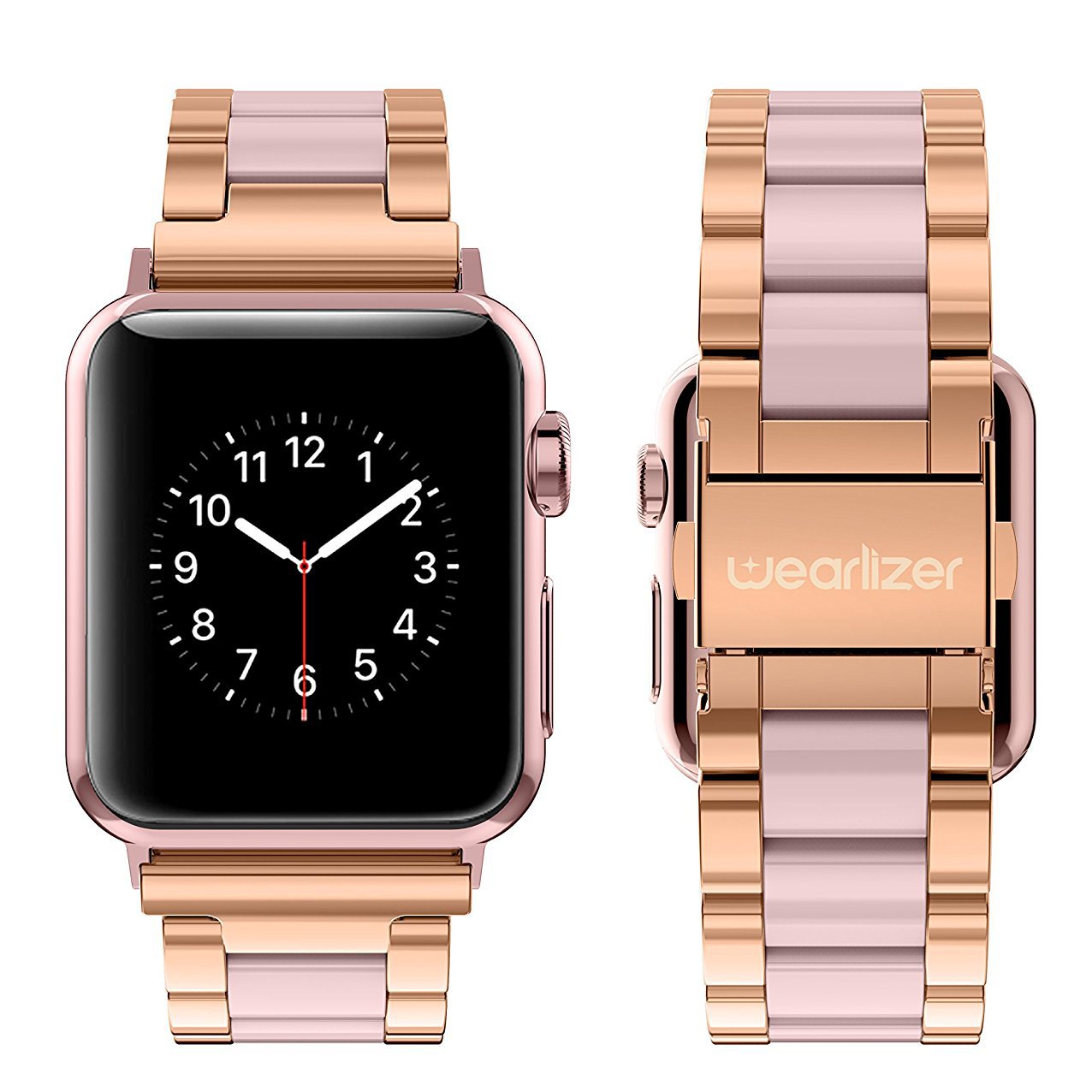 Foto 2 | Correa De Reloj Wearlizer Compatible Con Apple 38/40/41 Mm, Color Rosa - Venta Internacional.