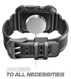 Foto 3 | Funda con Correa para Apple Watch Supcase Negro - Venta Internacional