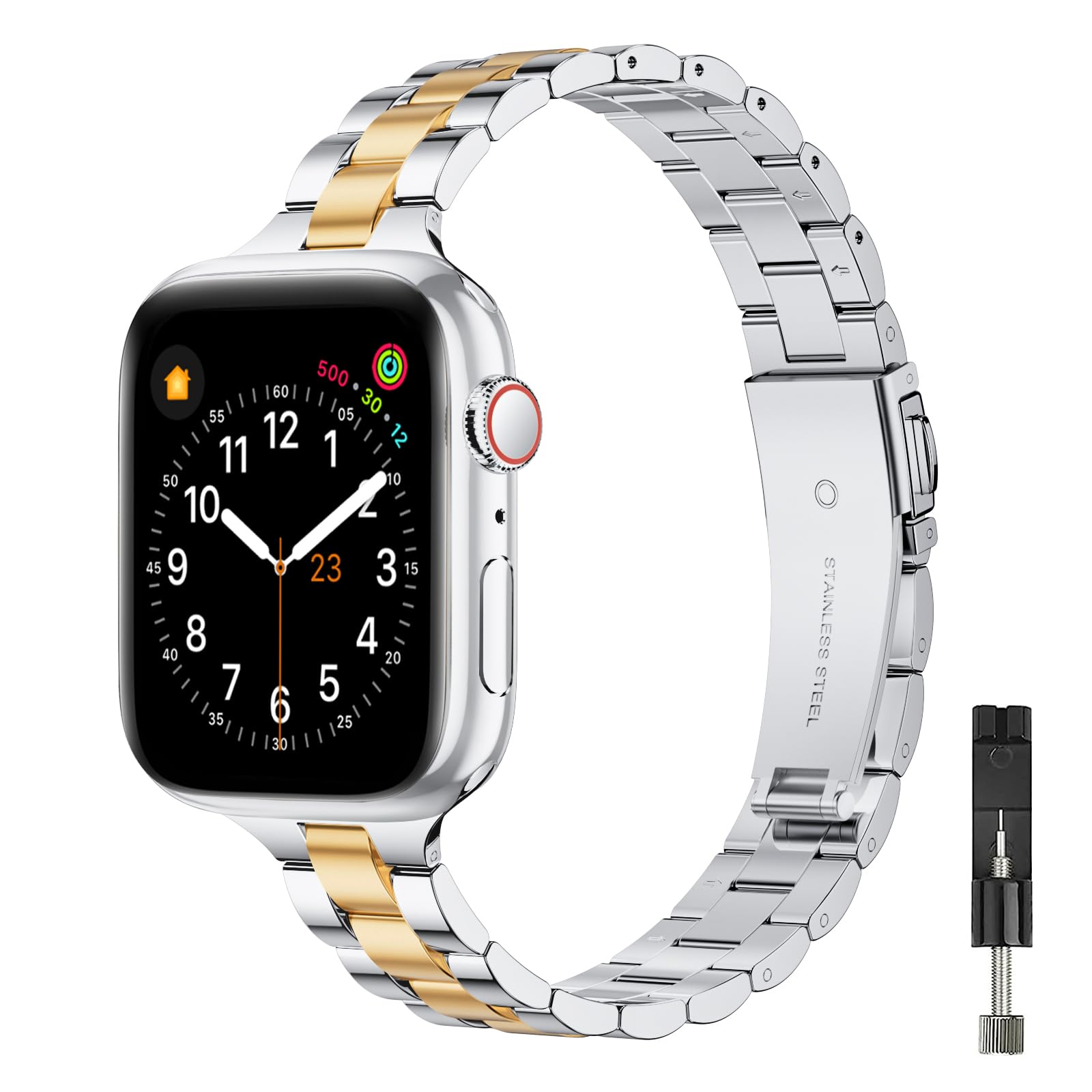 Foto 2 pulgar | Correa Omiu Acero Inoxidablepara Apple Watch 38-49 Mm - Venta Internacional