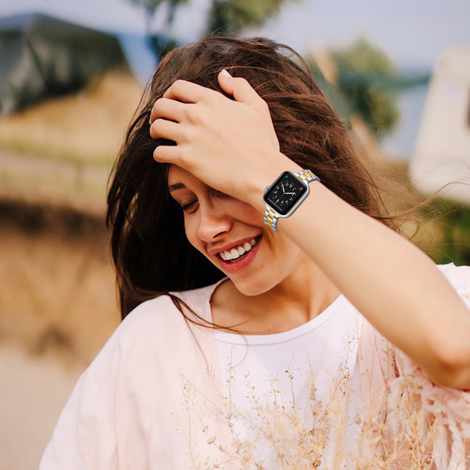 Foto 7 pulgar | Correa Omiu Acero Inoxidablepara Apple Watch 38-49 Mm - Venta Internacional