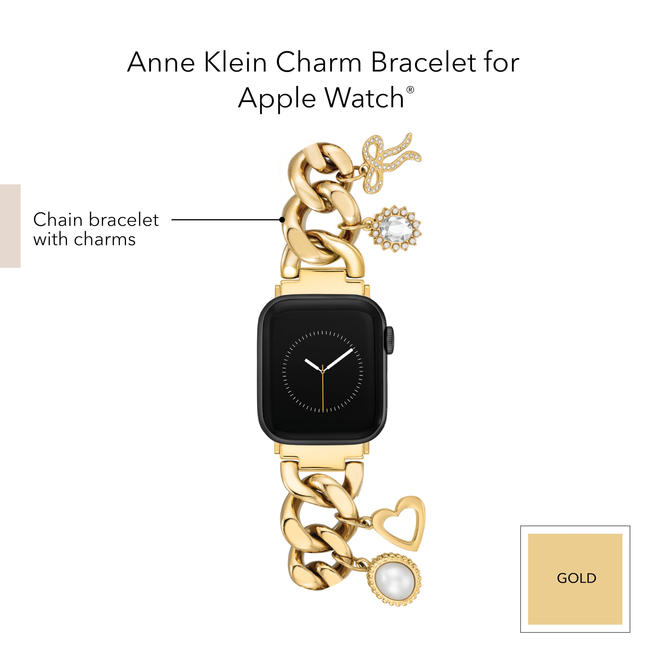 Foto 3 pulgar | Correa Anne Klein para Apple Watch-Venta Internacional