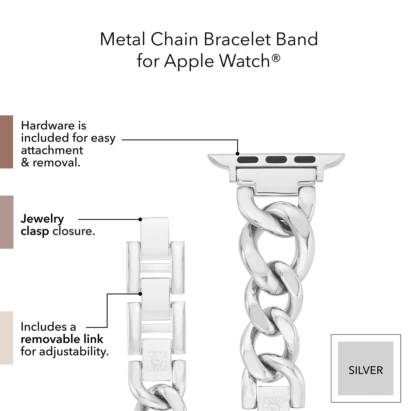 Foto 5 | Pulsera para Apple Watch Anne Klein - Venta Internacional