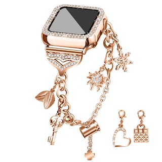 Foto 1 | Correa De Reloj Joyozy Compatible Con Apple Watch De 44 Mm, Oro Rosa - Venta Internacional.