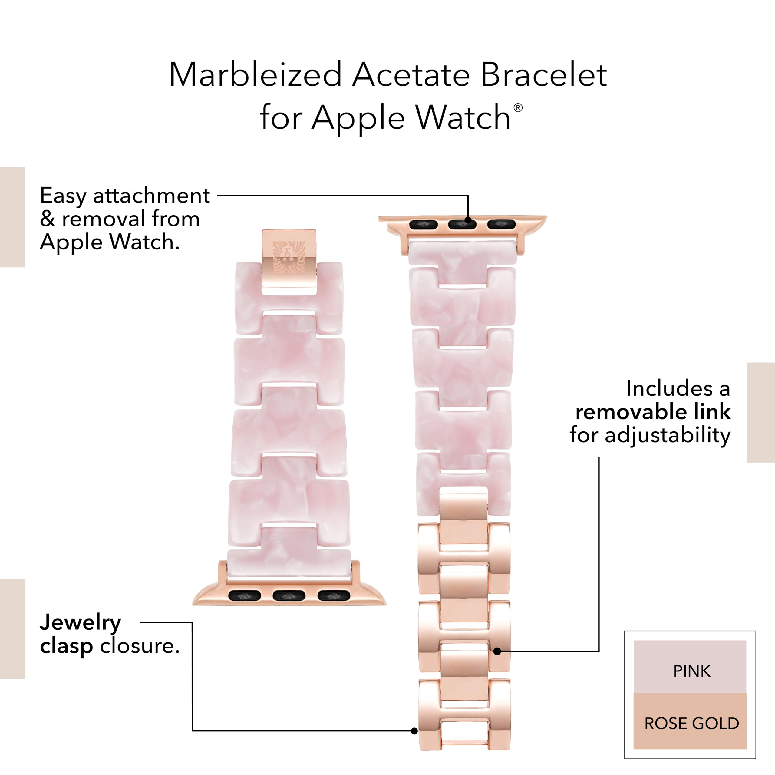 Foto 3 | Correa Anne Klein para Apple Watch-Venta Internacional