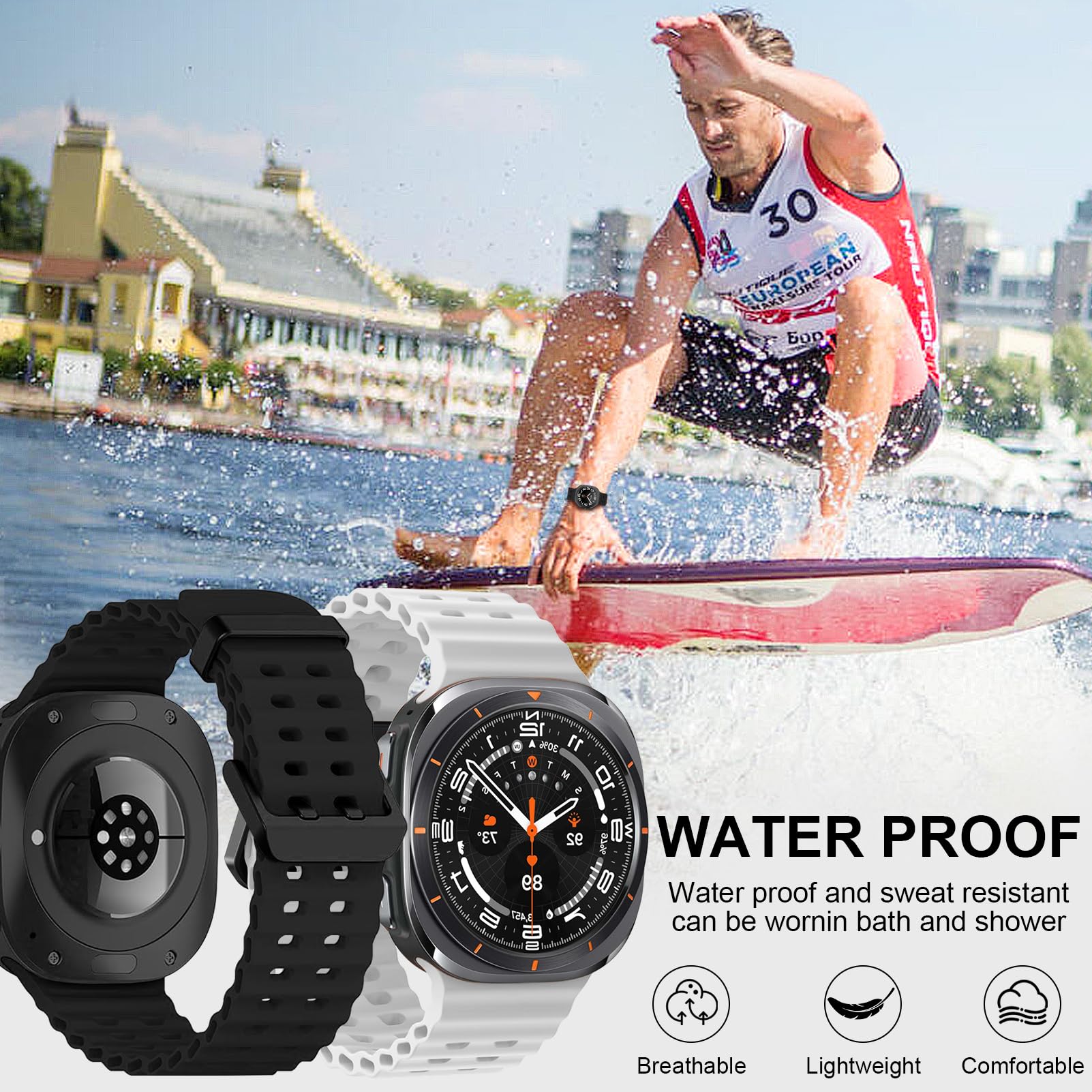 Foto 4 pulgar | Pack de 6 Correas de Reloj Compatibles con Samsung Galaxy Watch Ultra de 47 mm - Venta Internacional