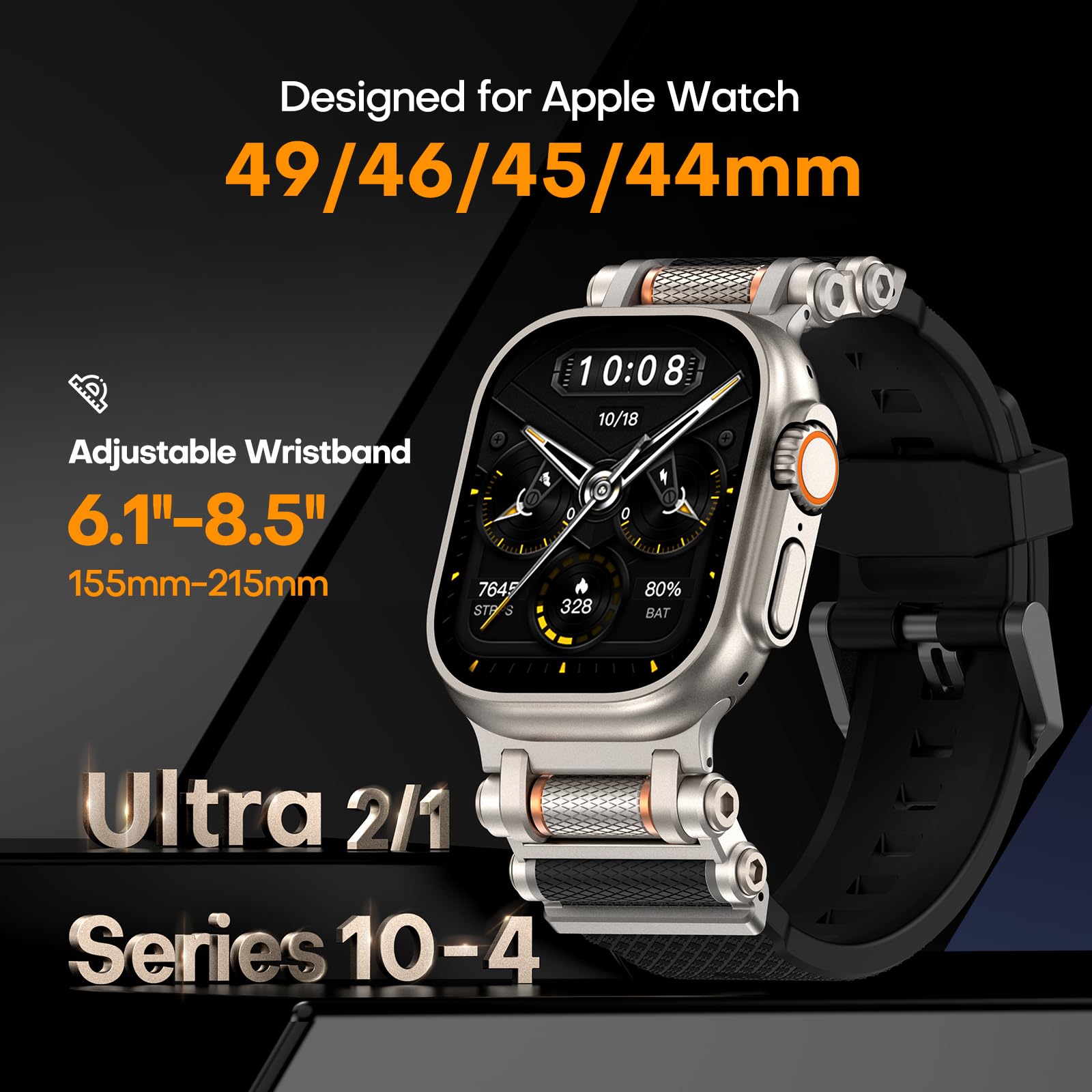 Foto 3 pulgar | Correa de Reloj Tauri para Apple Watch Ultra 2/1 de 49 mm - Venta Internacional