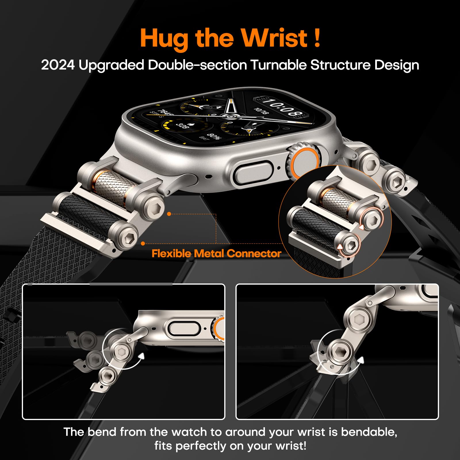 Foto 5 pulgar | Correa de Reloj Tauri para Apple Watch Ultra 2/1 de 49 mm - Venta Internacional