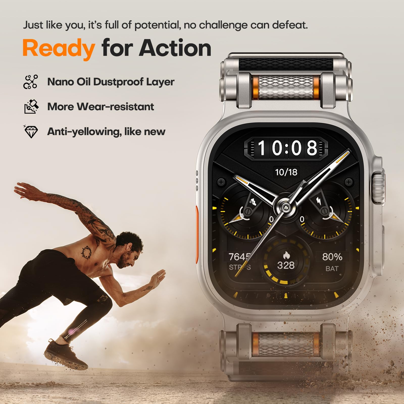 Foto 6 | Correa de Reloj Tauri para Apple Watch Ultra 2/1 de 49 mm - Venta Internacional