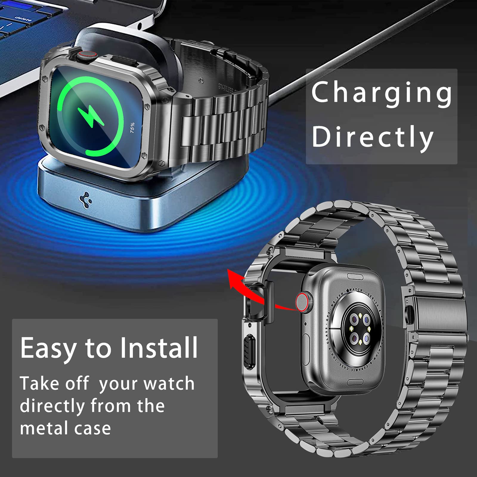 Foto 2 | Correas con Funda Miohhr para Apple Watch-Venta Internacional